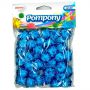Pompony brokatowe Brewis 2cm Niebieskie, 40szt - 2